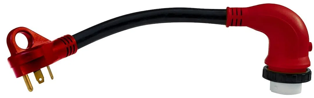 A10-3050D90 – VALTERRA LLC Power Cord Adapter, For Connecting RV Power Inlet To Standard Power Source 30 Amp Male To ...